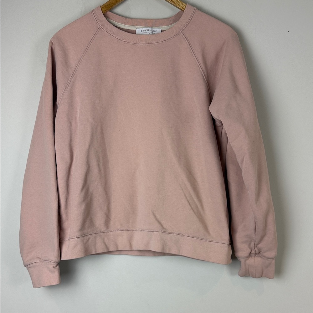 Everlane Dusty Pink Sweatshirt Top Medium
